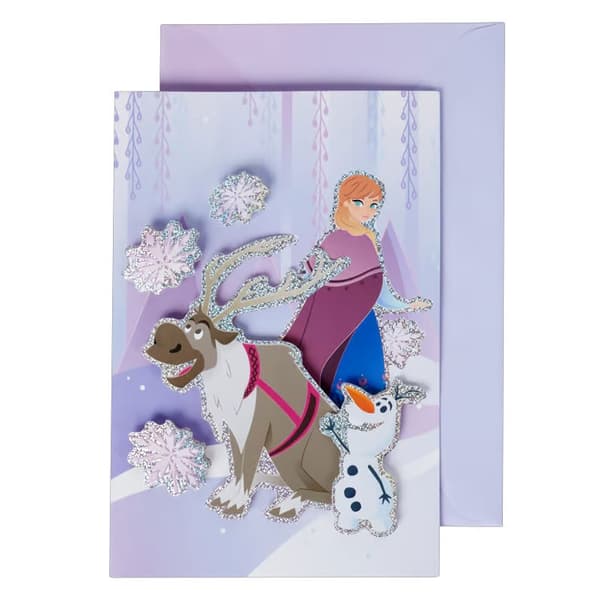 Disney Frozen Vänner 3D Hälsningskort