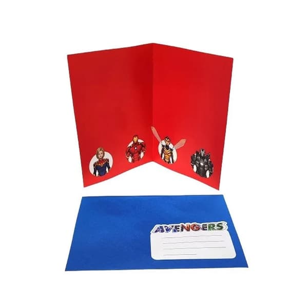 Avengers Marvel 3D Grattiskort