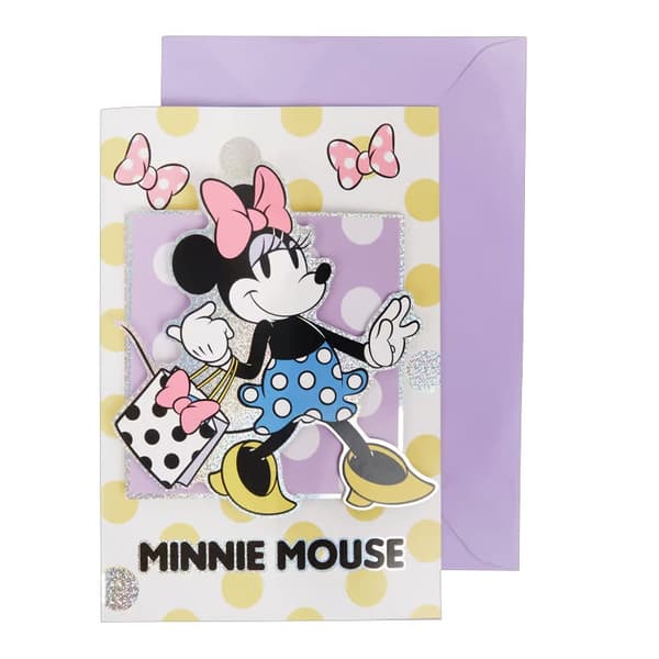 Disney Mimmi Pigg 3D Gratulationskort för Shopping
