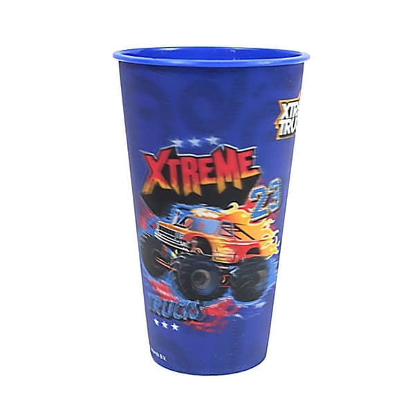 Xtreme 3D-effekt plastmugg 480 ml - Perfekt för fordonälskare!