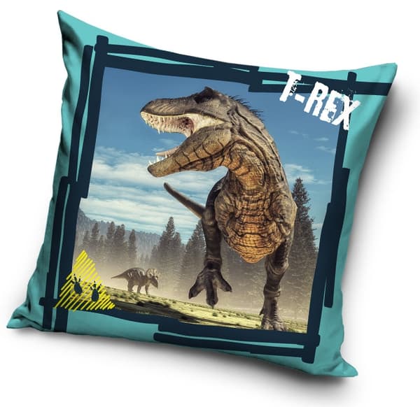 Dino-kuddfodral 40x40 cm - Snygg och lekfull inredning för barnrummet!