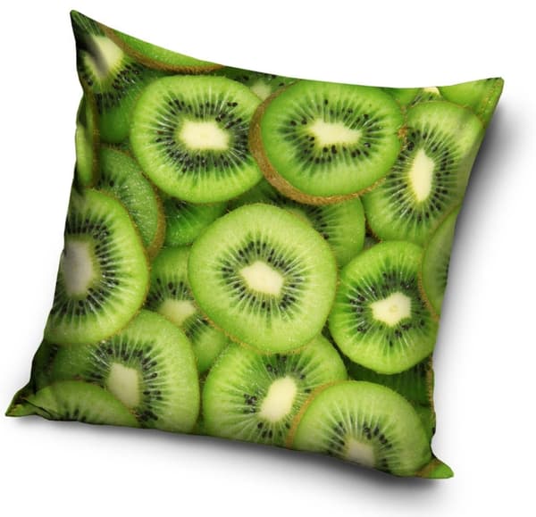 Kiwi-frukter kuddfodral 40x40 cm - Elegant och färgglad inredning