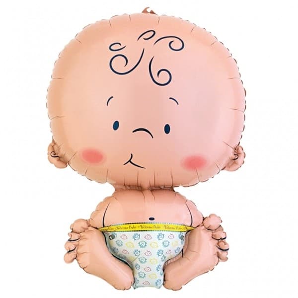 Baby Baby folieballong 61 cm - Perfekt för festliga tillfällen!