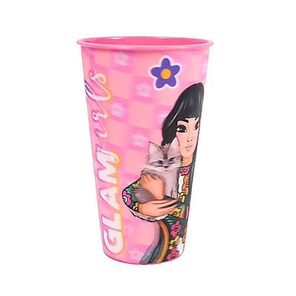 Glam Girls Team 3D-effekt plastmugg 480 ml