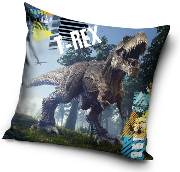 Dinosaurkuddeöverdrag 40x40 cm - Snygg och Mysig Inredning för Barnrum