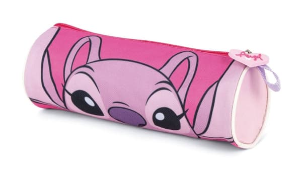 Disney Lilo & Stitch Rosa Angel Pennhållare 21 cm - Stilren Inredning för Fans