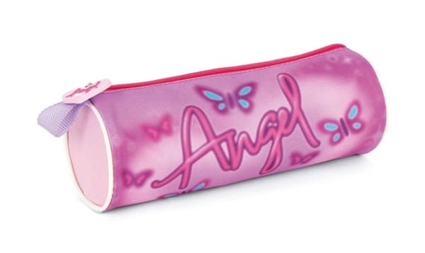 Disney Lilo & Stitch Rosa Angel Pennhållare 21 cm - Stilren Inredning för Fans