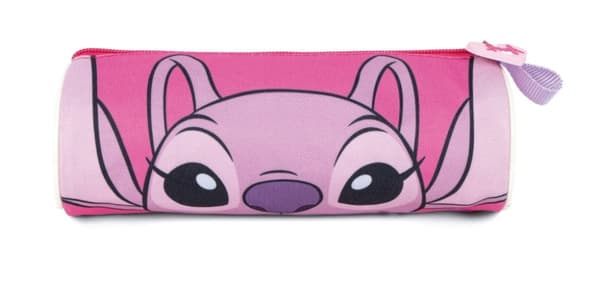 Disney Lilo & Stitch Rosa Angel Pennhållare 21 cm - Stilren Inredning för Fans