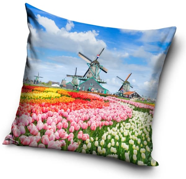Städer Amsterdam kuddfodral 40×40 cm