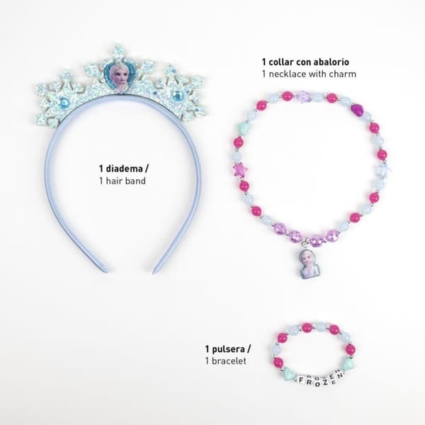 Disney Frozen Royal Blue smycke- och hårbandset