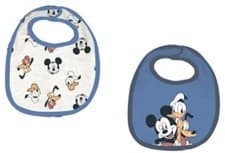 Disney Musse Pigg babyhaklapp-set, 2 st.