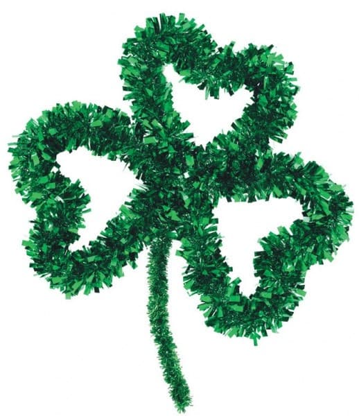 Färgglad Shamrock, Klöverdekoration