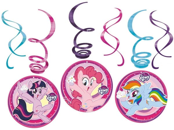 My Little Pony Regnbågsstjärna Banddekoration 6-delars Set