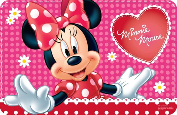 Disney Mimmi Pigg Blommor Bordstablett 43x28 cm