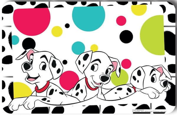 Disney 101 Dalmaterna plastmatta 43*28 cm
