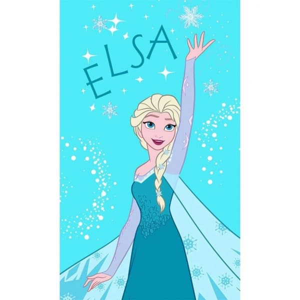 Disney Frozen Elsa handduk, ansiktshandduk, 30x50 cm - Perfekt för ditt barns prinsessrum!