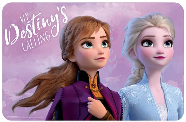 Disney Frozen placemat 43*28 cm - Spela middagen magisk med Elsa och Anna!