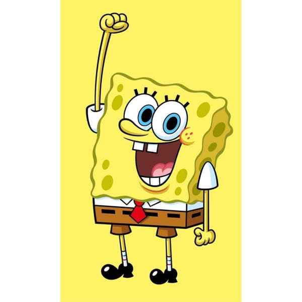 SpongeBob Yellow handduk & ansiktshandduk 30×50 cm