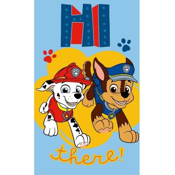 Paw Patrol Hi There handduk & ansiktshandduk 30×50 cm