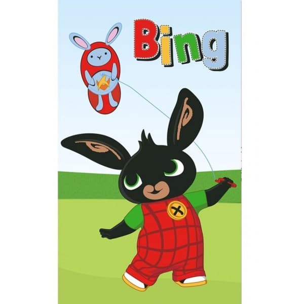 Bing Hoppity Voosh handduk & ansiktshandduk 30×50 cm