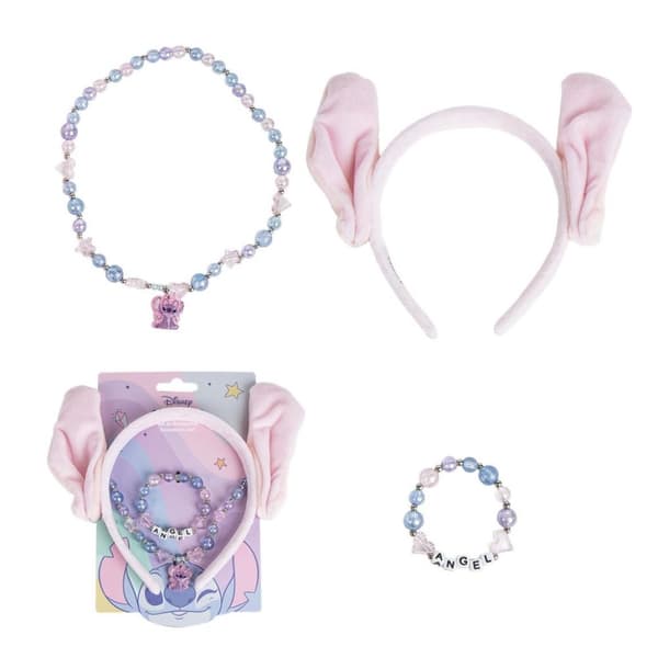 Disney Lilo & Stitch Angel smycken och hårbandset