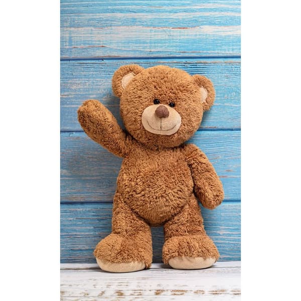 Teddy Bear Blue Handduk - Ansiktshandduk 30x50 cm - Mjuk och Snygg!