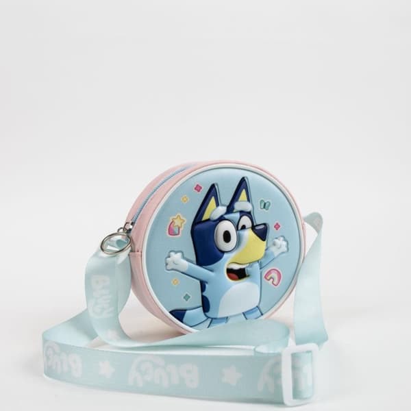 Bluey Cheerful 3D axelväska