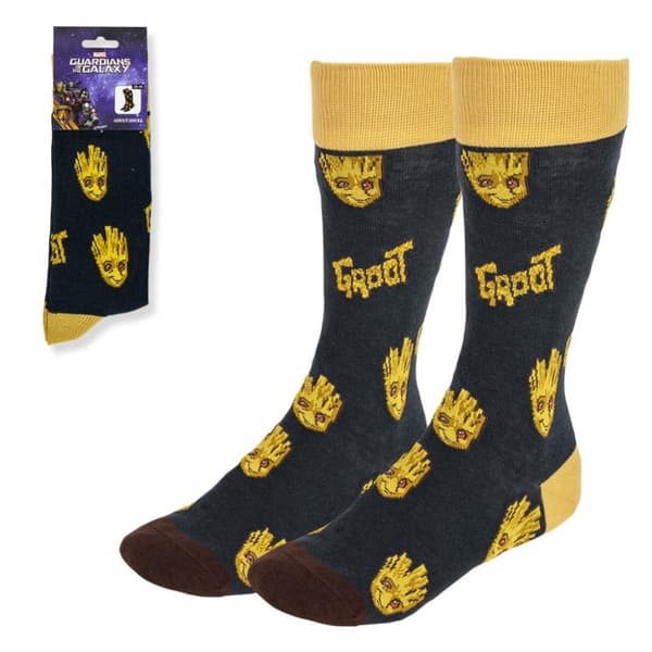 Guardians of the Galaxy "I am Groot" vuxensockor, långa, storlek 38/45