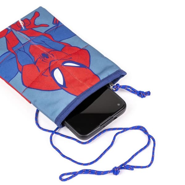 Spider-Man mobilhållarväska, axelväska 18 cm