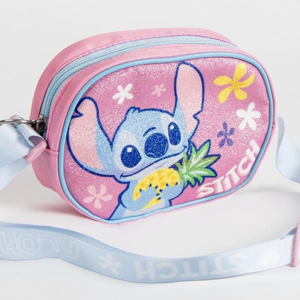 Disney Lilo & Stitch Ananas glittrig crossbody- och axelväska