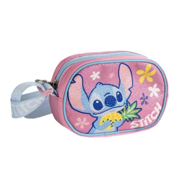 Disney Lilo & Stitch Ananas glittrig crossbody- och axelväska