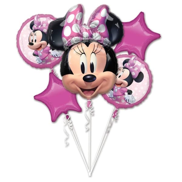 Disney Mimmi Pigg folieballongset med 5 stycken