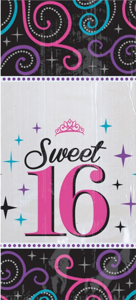 Glad Födelsedag Sweet 16 Presentpåsar – Pack med 20 stycken
