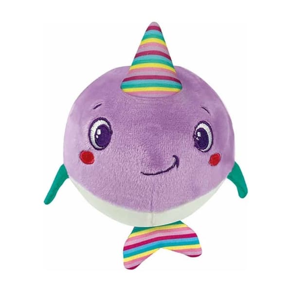 Animals Whimsy Narval plyschbollfigur, babyrassel Clementoni