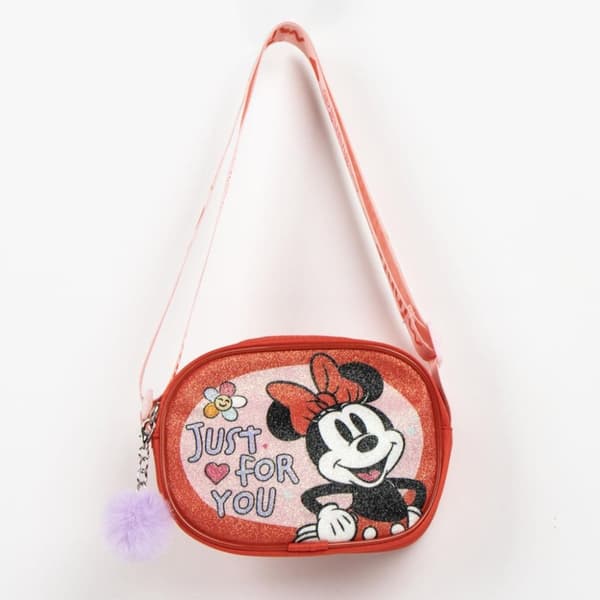 Disney Mimmi Pigg For You glittrig axel- och crossbodyväska