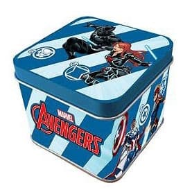 Avengers Svart Mini Metallbox 7,5 cm