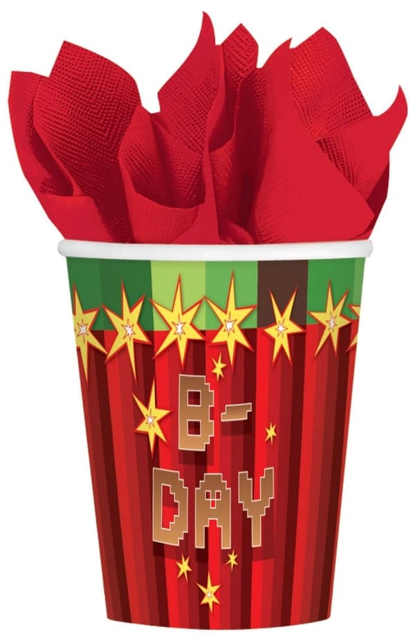 Party Boom TNT pappersmuggar 8 st 250 ml - Perfekta för kalaset!
