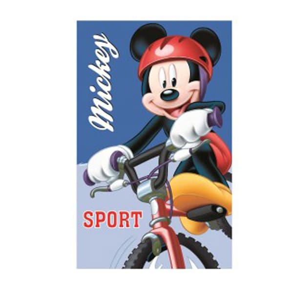 Disney Musse Pigg Sportig Handduk i Marinblå - Ansikthandduk, 35x65 cm