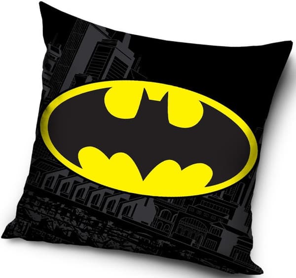 Batman Mörk Sammet Kuddeöverdrag 40x40 cm - Stilren och Trygghemkänsla