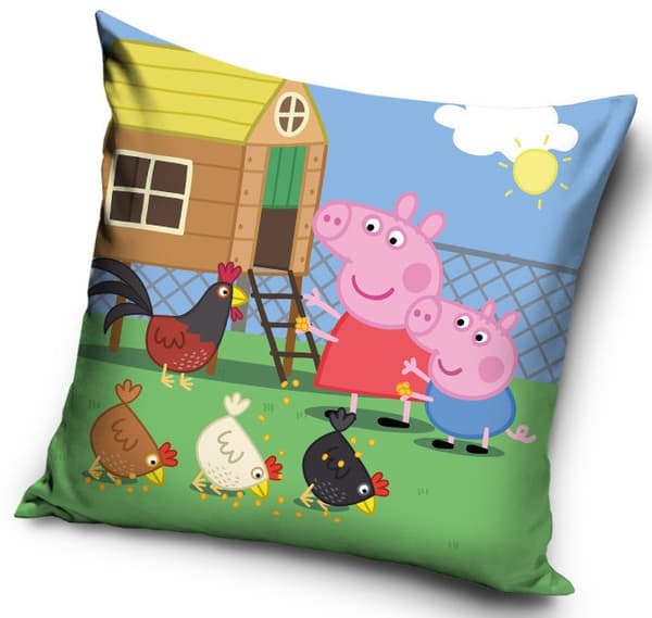 Greta Gris Sammet Kuddöverdrag 40x40 cm - Styla ditt hem med charm!