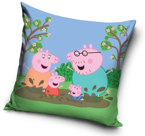 Greta Gris Mud sammet kuddfodral 40×40 cm