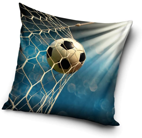 Fotbollsnät sammet kuddfodral 40×40 cm