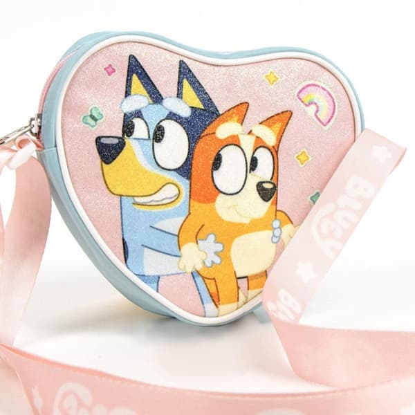 Bluey Hug glittrig axel- och crossbodyväska