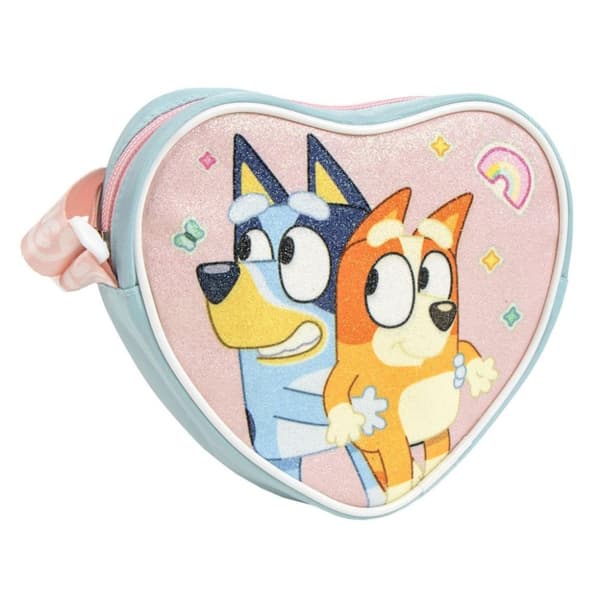 Bluey Hug glittrig axel- och crossbodyväska