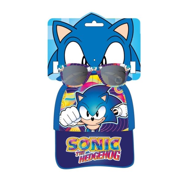 Sonic the Hedgehog solglasögon och keps-set