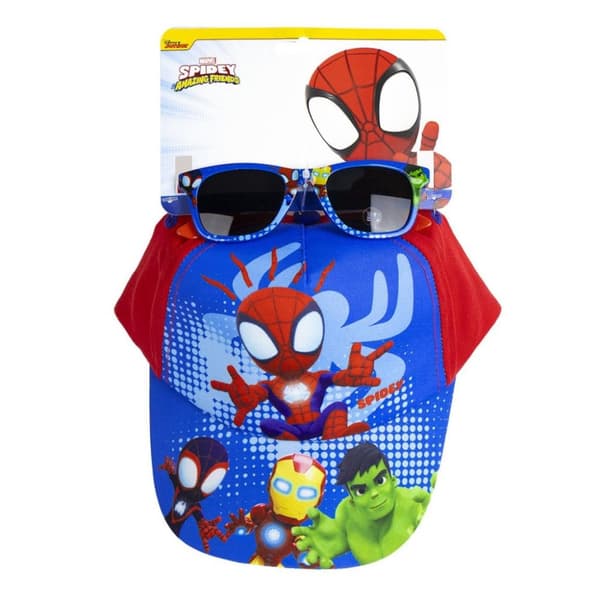 Spider-Man solglasögon och kepsset