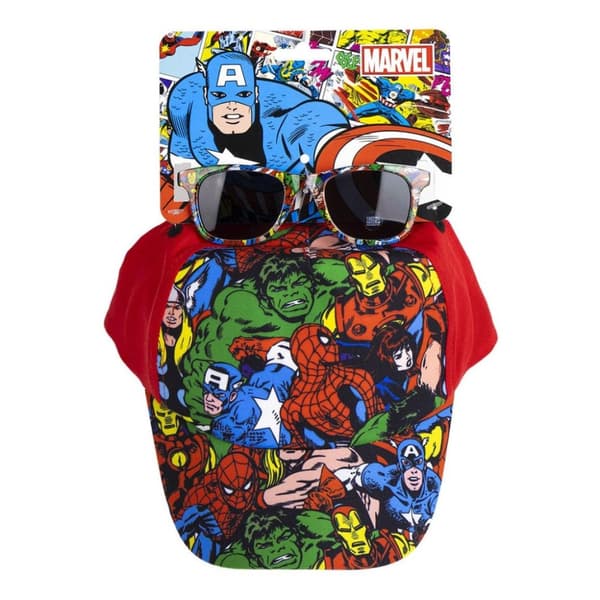 Avengers solglasögon och keps-set