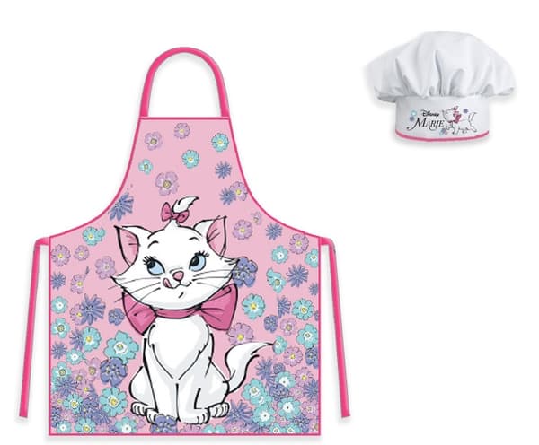 Disney Marie Blomsterträdgård Katt Barnförkläde - 2-delars Set