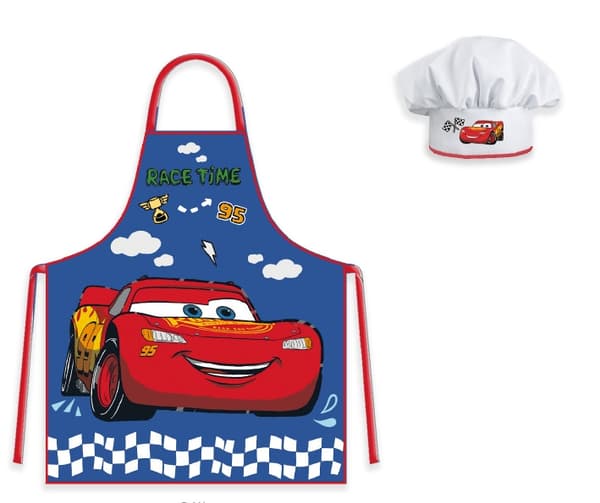 Disney Cars Racing Tid Barnförkläde 2-delat Set