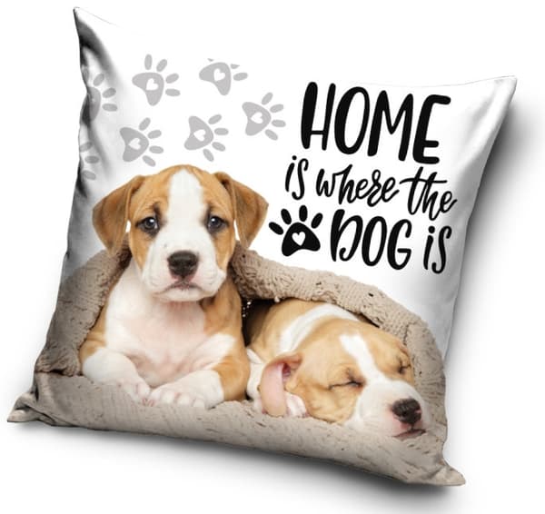 Hund Home kuddfodral 40×40 cm sammet